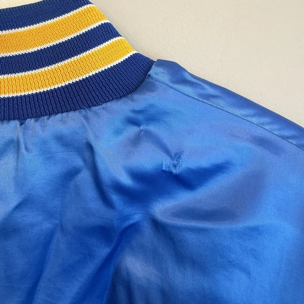 Vintage Golden Gloves Boxing Ringside Bomber Jacket Blue